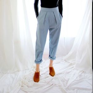 Mien “Studio” blue tapered pant, ethical fashion